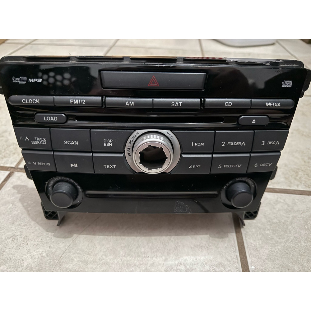 Mazda Car Stereo Radio Audio System CD Player Black